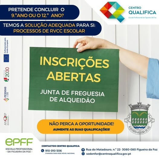 RVCC 9.º e 12.º Anos na Freguesia de Alqueidão